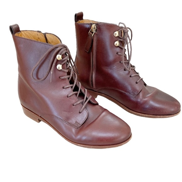 SEZANE Eugenie Leather Boots - Picture 7 of 16